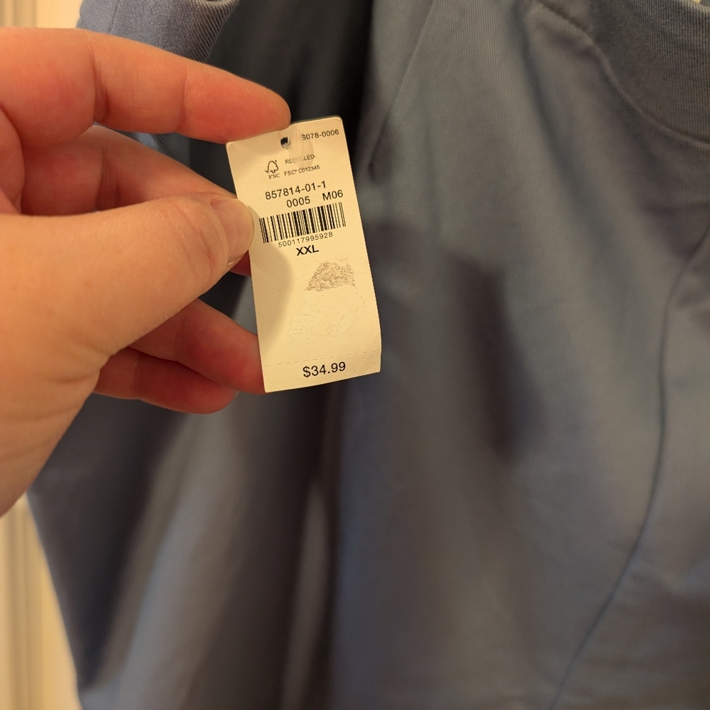 OLD NAVY Shorts in Light Blue Pleat Front High Rise 5 in Inseam Plus Size XXL - Picture 6 of 13